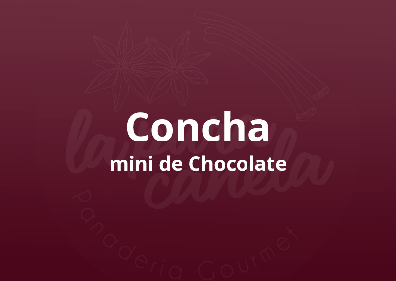 Concha mini de Chocolate